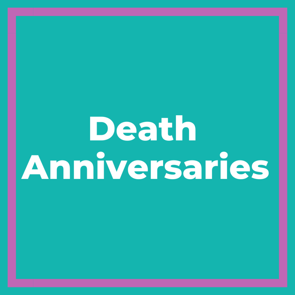 death-anniversaries